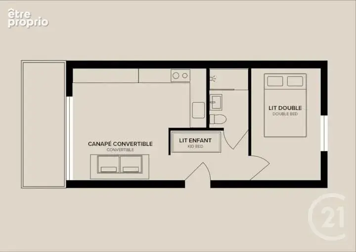 Appartement 2 pièces 34 m² à vendre à Neufchatel-Hardelot (62152) - photo 16