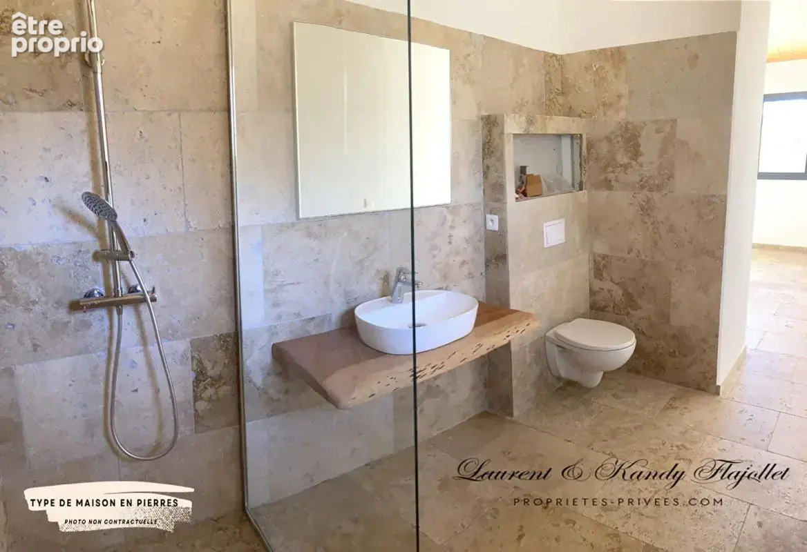 Maison type T3  en pierre sèche avec piscine - Ste Lucie de Porto Vecchio 2A - CORSE DU SUD - FRANCE - photo 9