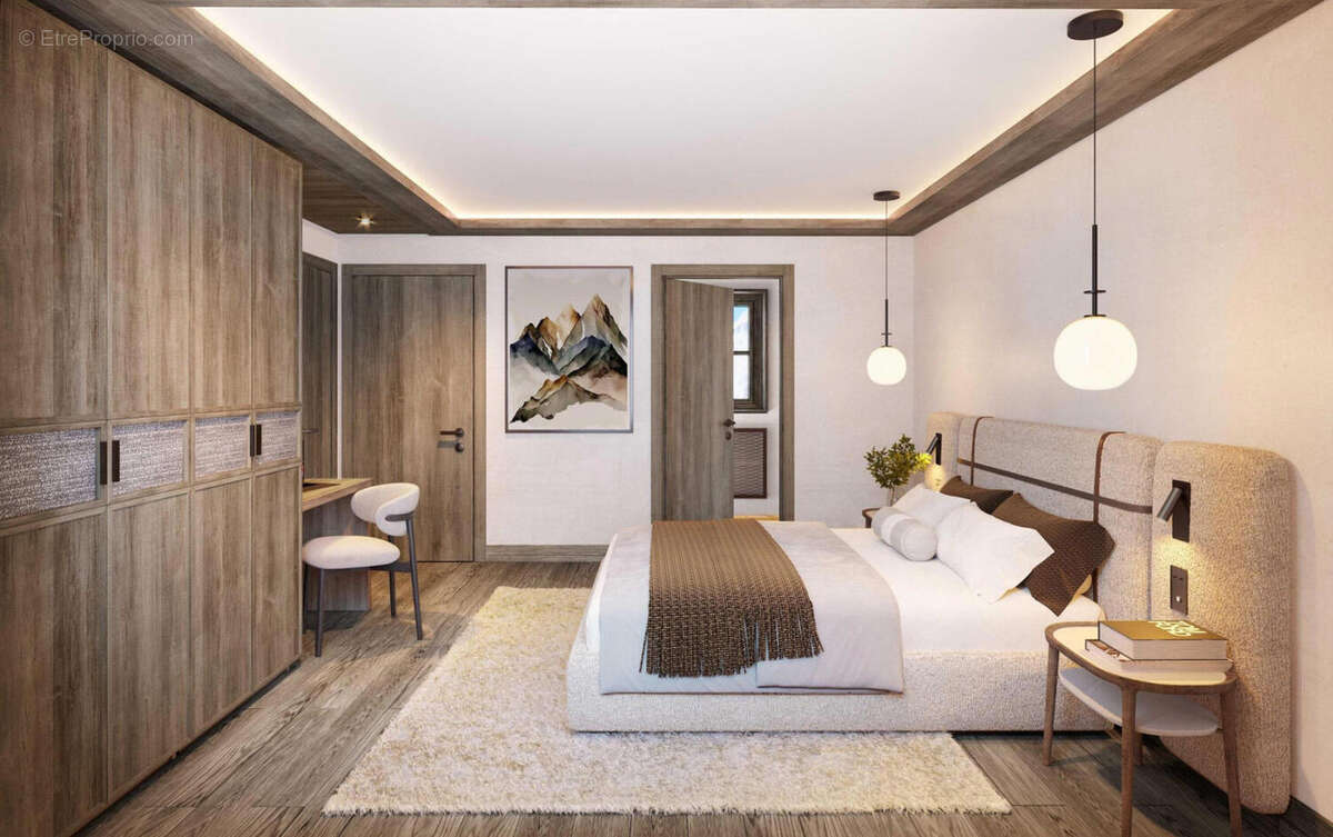 Bedroom - Appartement à VAL-D&#039;ISERE