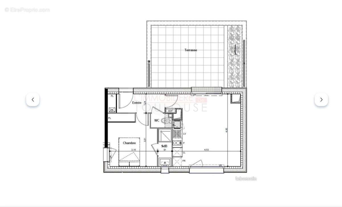 Appartement à TOULOUSE