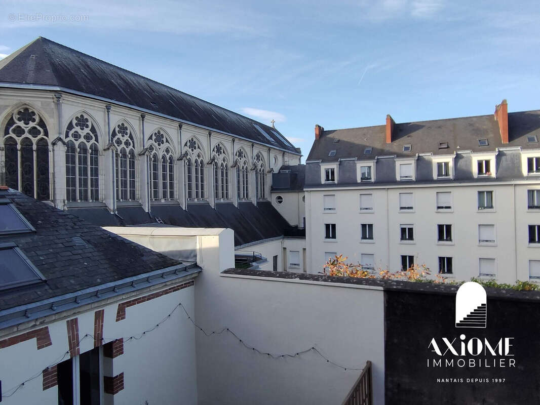 vue de la salle à manger - Appartement à NANTES