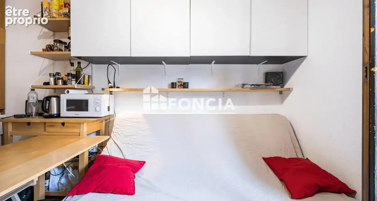 Studette + balcon +  parking souterrain + cave + casier a skis - photo 6