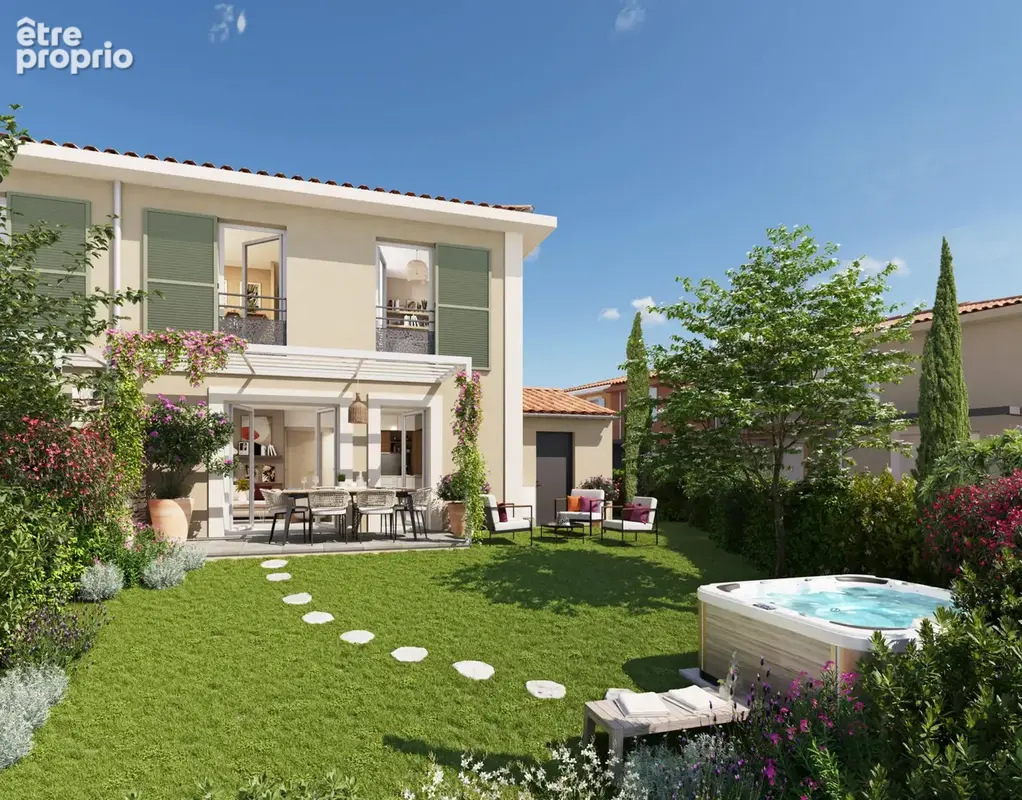 Maisons neuves 4 et 5 p à Cogolin, Golfe de Saint-Tropez. Dès 449 000 €.  Par - photo 3