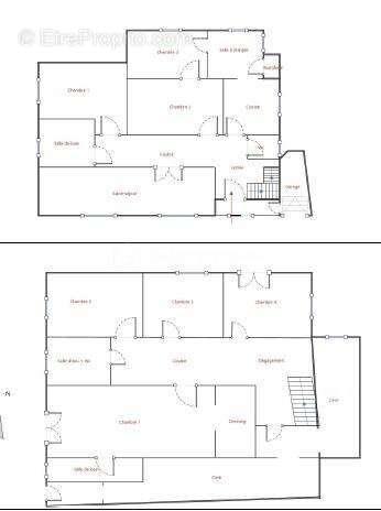 Villa 214 m² + 30 m² à aménager - 6 chambres + bureau - Piscine - photo 16