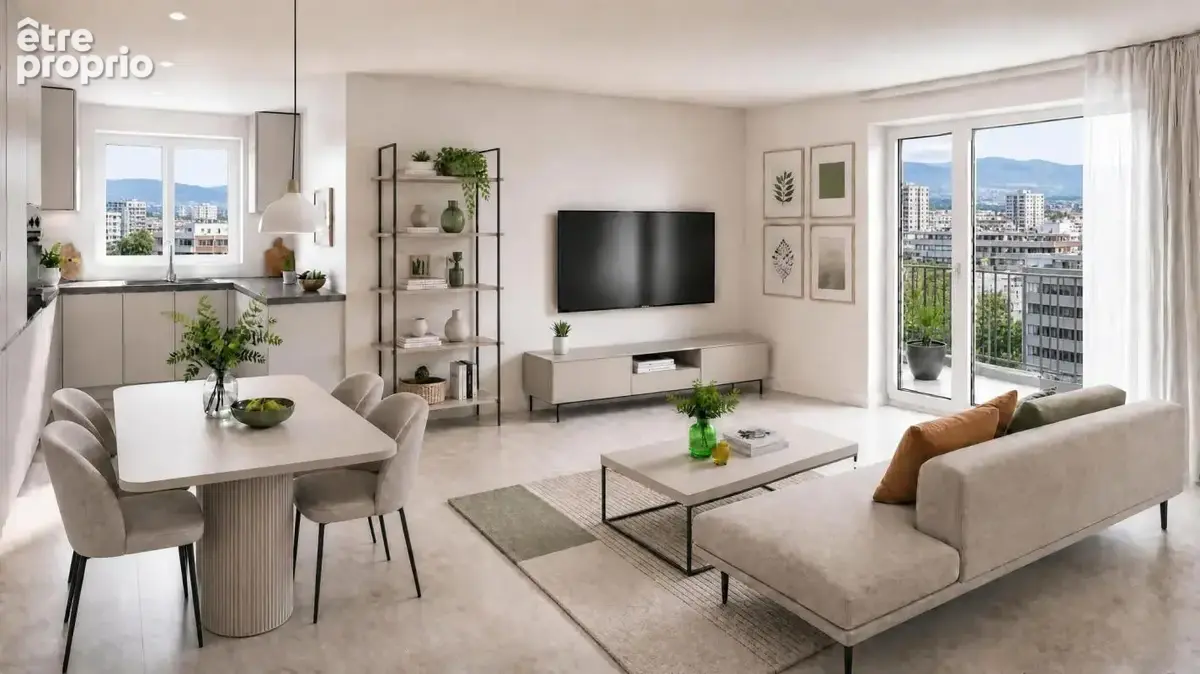 Appartement T4 avec grand balcon à Saint-Martin-d'Hères - photo 1