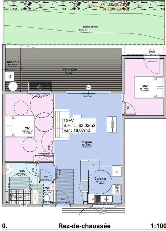Appartement à SAINT-PAUL
