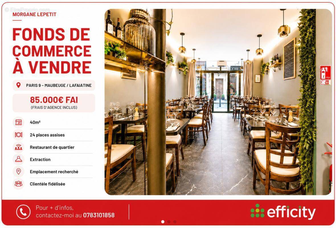 Commerce à PARIS-9E