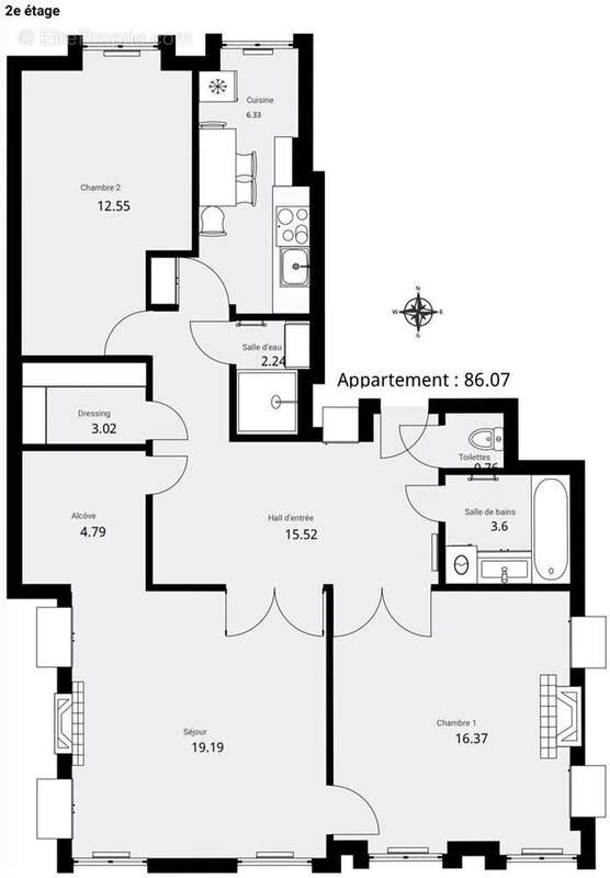 Appartement à LYON-6E