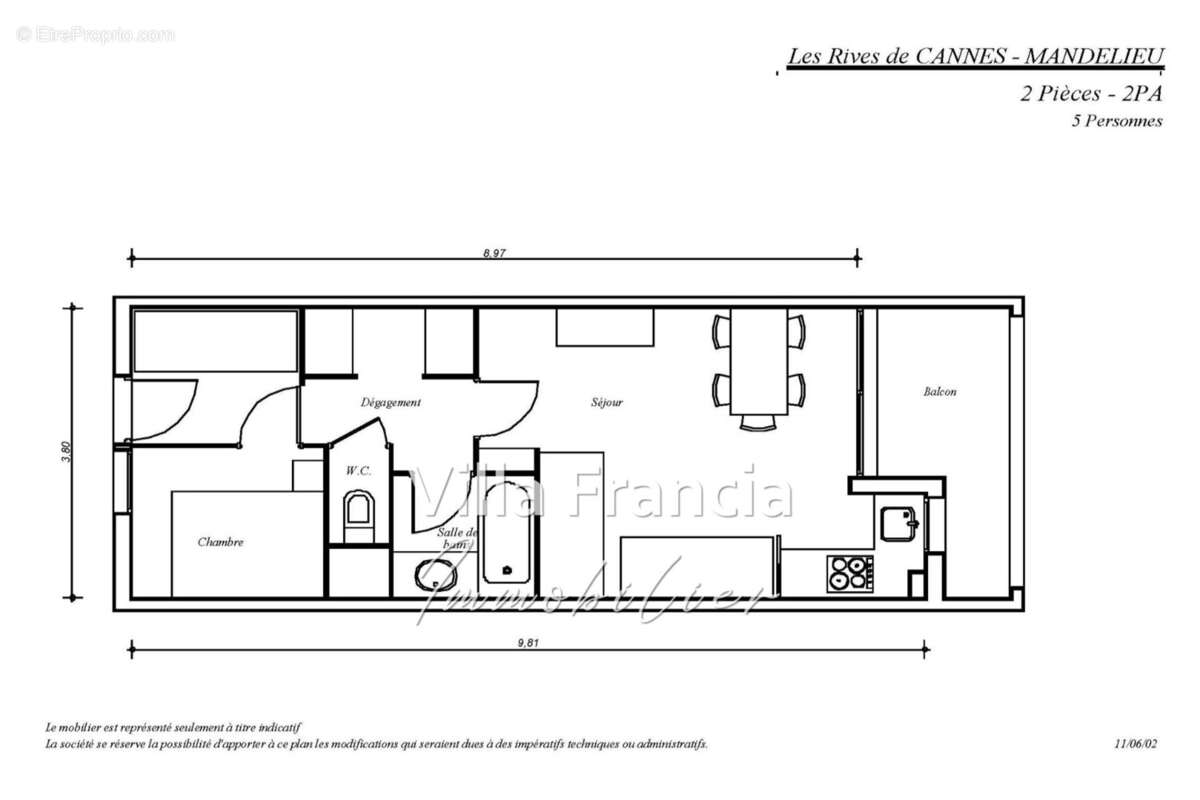 Appartement à MANDELIEU-LA-NAPOULE