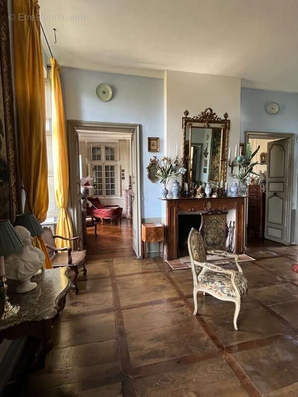 ELEGANT CHATEAU XVIIIs, sans travaux, sur 1 hectare clos de murs, jardin paysagé, chapelle, orangerie, dépendances, pour famille - photo 95