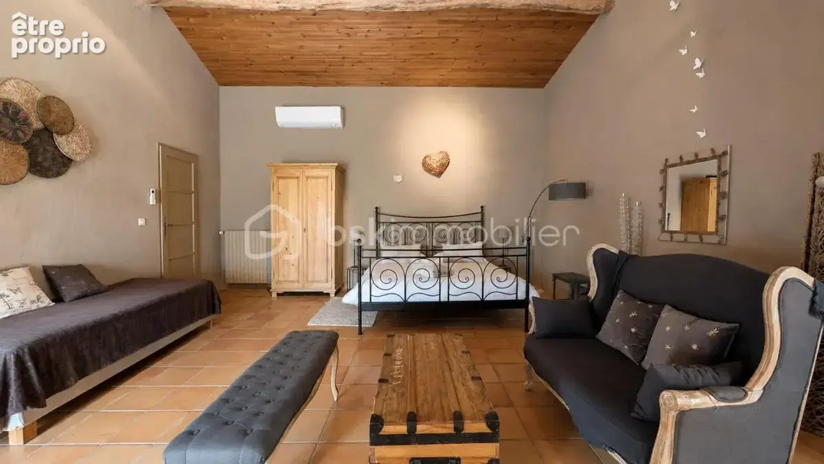 Mas xviiiᵉ en pierre • 340 m² • 8 chambres • piscine chauffée • drôme provençale - photo 19