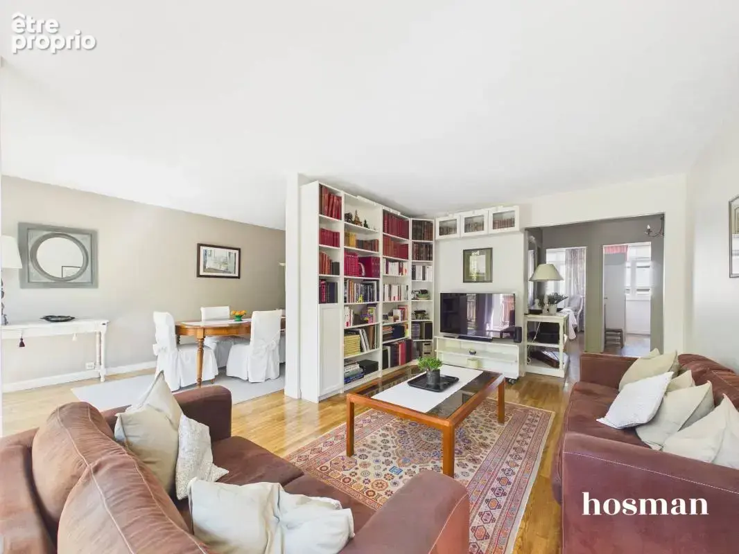 Appartement traversant de 5 pièces, 87,25 m², balcon, lumineux, Rue Jean Baptiste Charcot, Courbevoie - photo 4