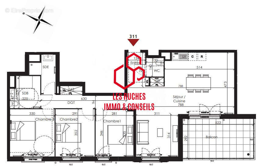 Appartement à CHAMBOURCY