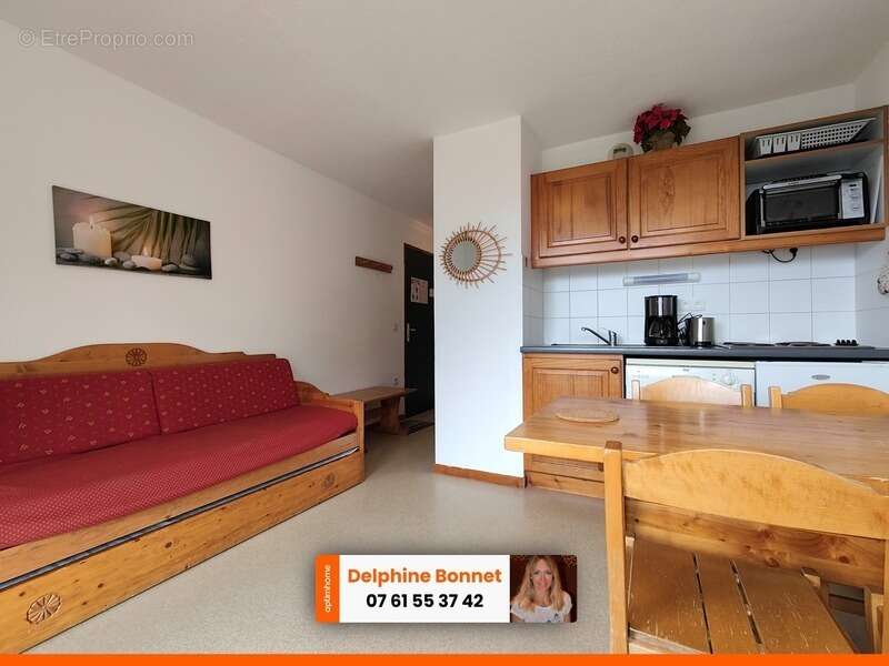 Valfréjus - 2 pièces 31 m2 avec terrasse, vue Vanoise, à 50 m de la piste - photo 2