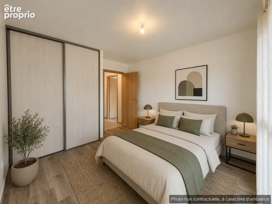 Appartement T3 récent avec deux balcons, garage et ascenseur - photo 18