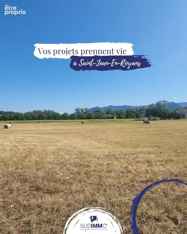 Terrain à bâtir de 1167m2 viabilisé à saint jean en royans à 84900€ avec CCMI - photo 3