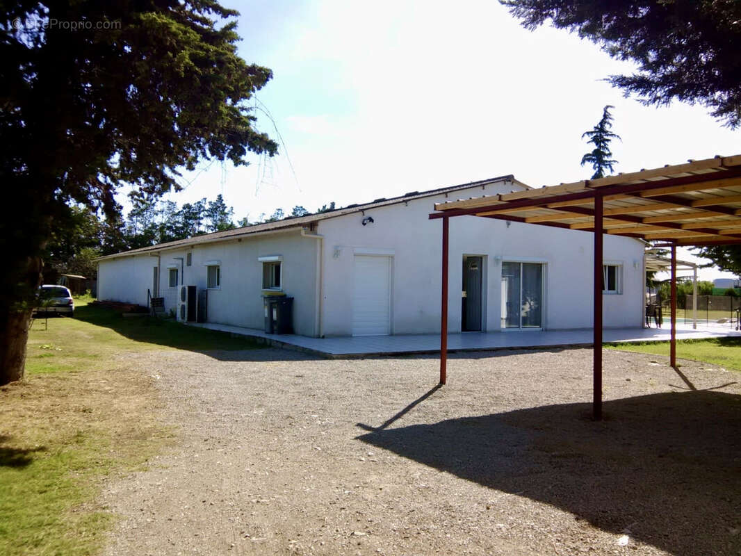 PROPRIÉTÉ SUR TERRAIN 4400m2 piscine Hangar aux portes de Montpellier - photo 12