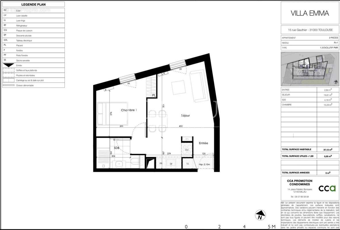 Appartement à TOULOUSE