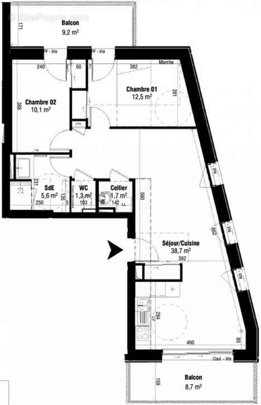 Appartement à LA ROCHELLE