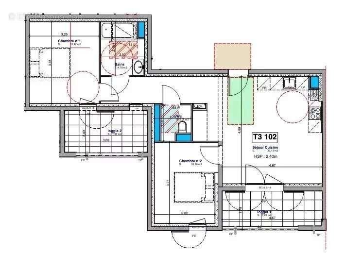 Appartement à ROGNES
