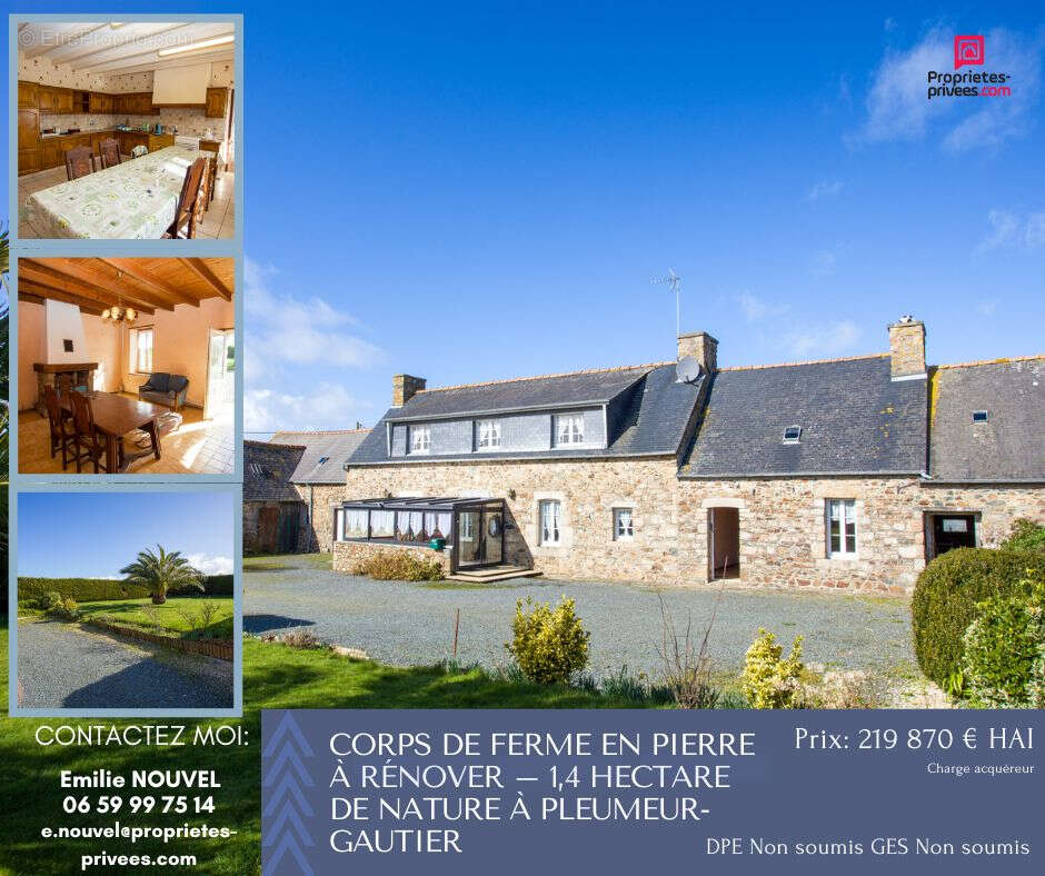 Maison à PLEUMEUR-GAUTIER