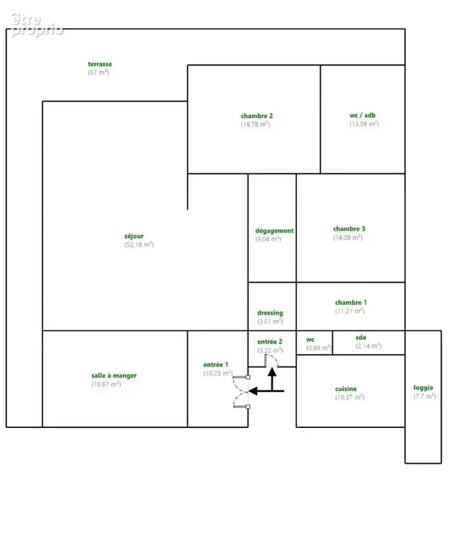 Bagatelle: RARE T5/6 de 176m2 avec TERRASSE de 57m2 + PKG (en sus) - photo 11
