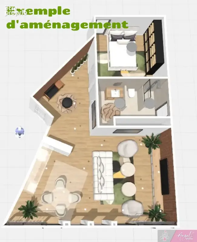 Plateau amenageable de 73 m2 +parking - photo 7