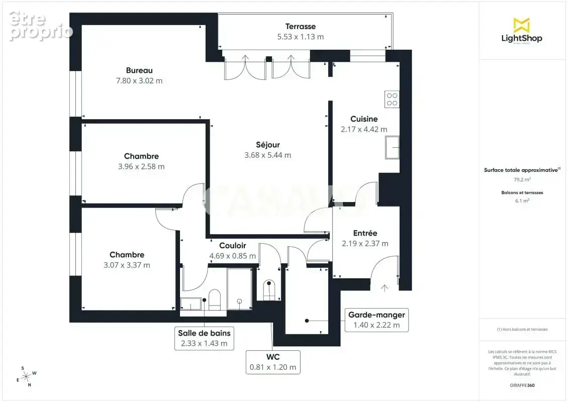 Vente Appartement 4 pièces de 80m² - 78000 Versailles - photo 21