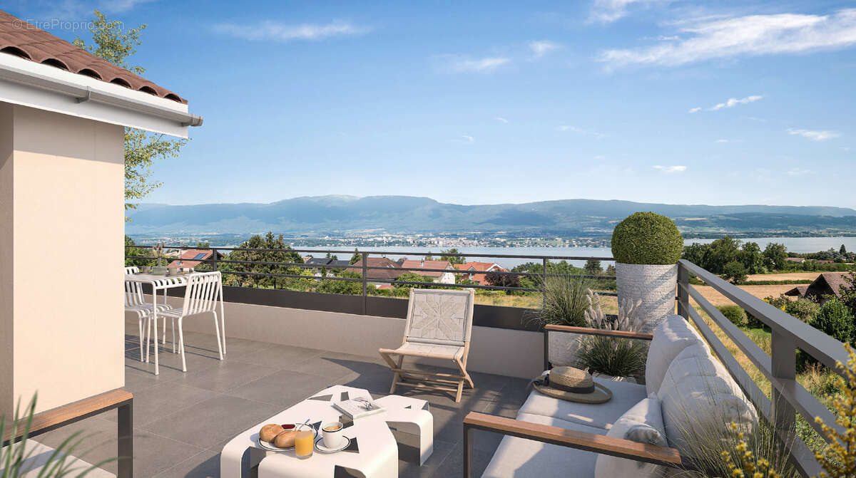 MESSERY - T4 de 104.2m² - Vue Lac - photo 2