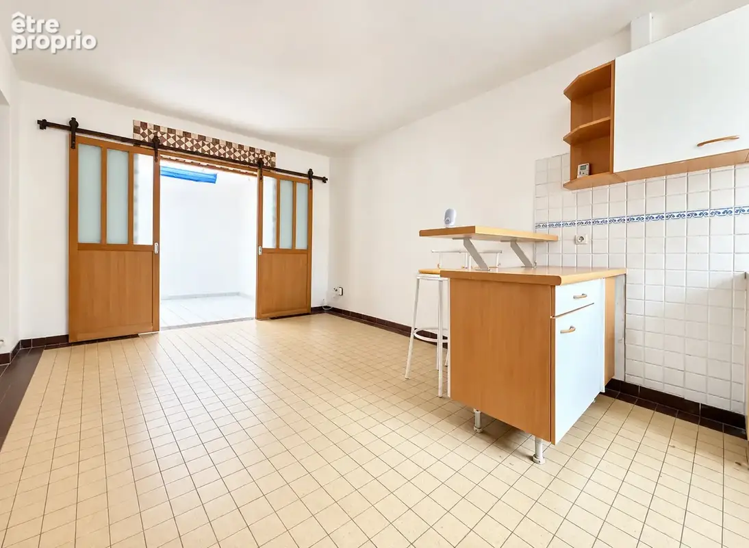 Amiens - quartier saint-honoré - maison semi mitoyenne de plain pied - 1 chambre - cour - photo 2