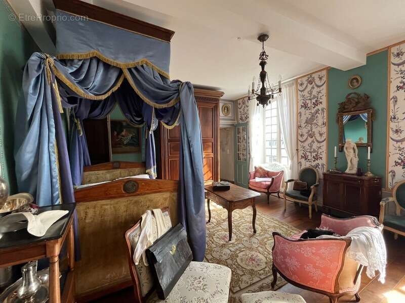 ELEGANT CHATEAU XVIIIs, sans travaux, sur 1 hectare clos de murs, jardin paysagé, chapelle, orangerie, dépendances, pour famille - photo 6