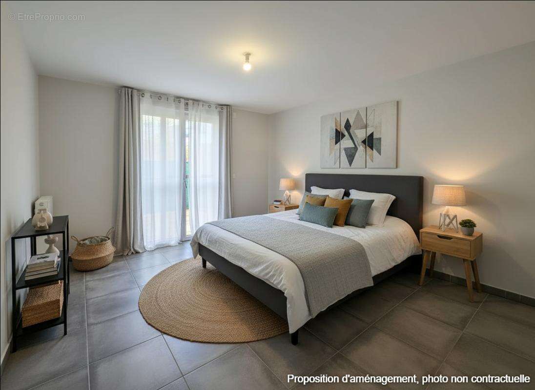 En RDC d'une résidence prisée, BEL APPARTEMENT T3 DE 67 M²  avec jardin, place de parking, terrasse et possibilité de garage en  - photo 6