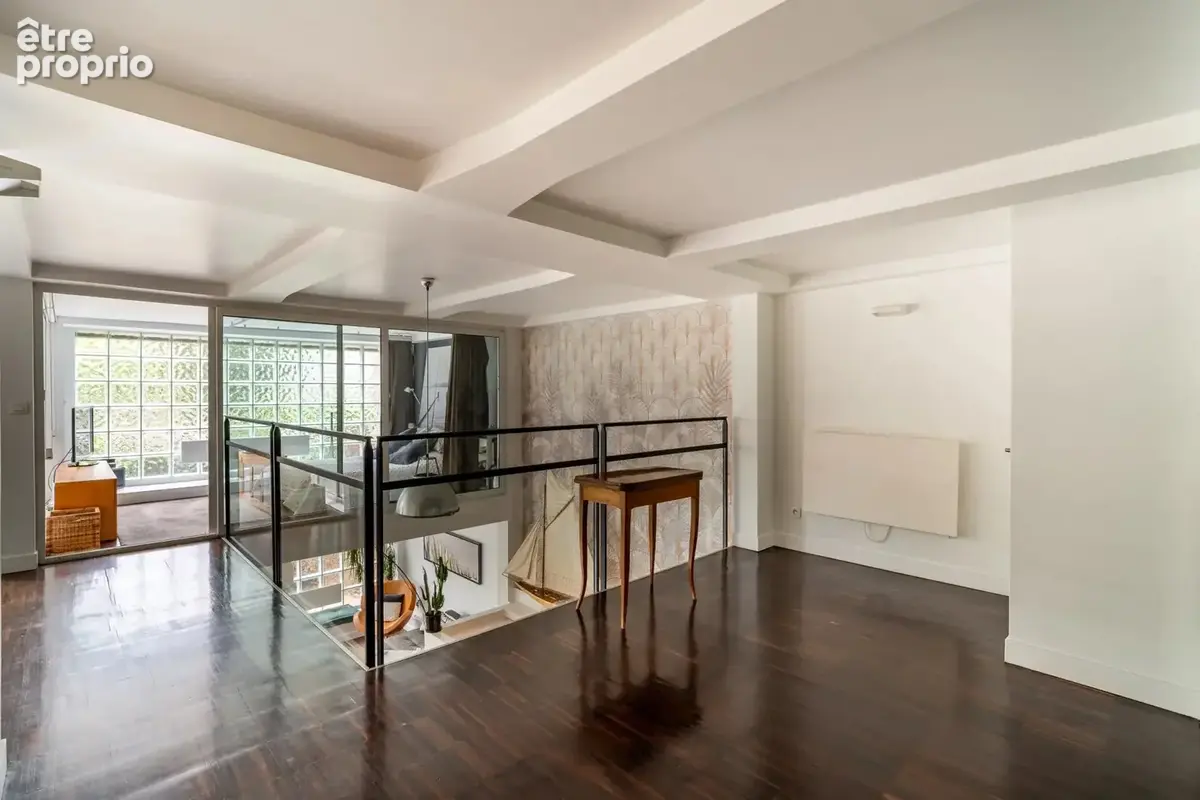Asnières - quartier des philosophes -  superbe loft avec jardin - photo 4