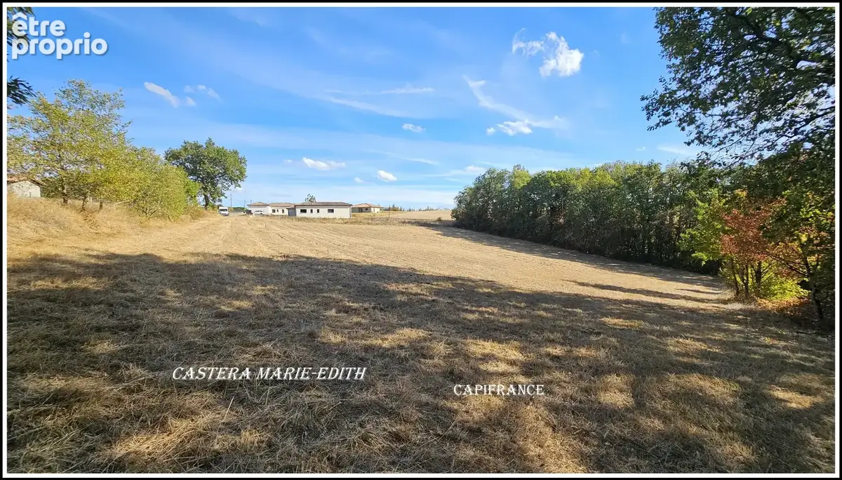Exclusivité – terrain avec bois de 5076 m²- viabilisé - à biran – belle exposition sud - photo 2