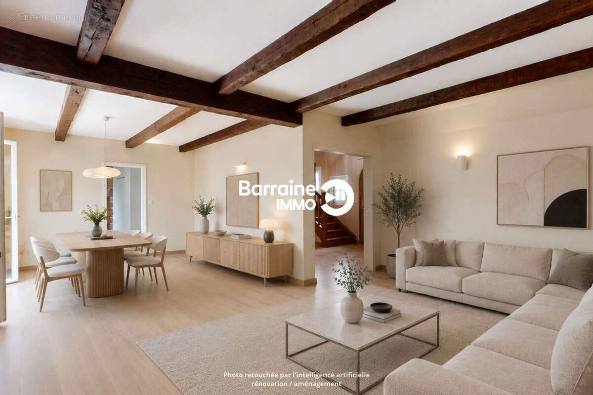 Exclusivite - a vendre plouzane dellec - maison 6 chambres - 2000 m² terrain - photo 3