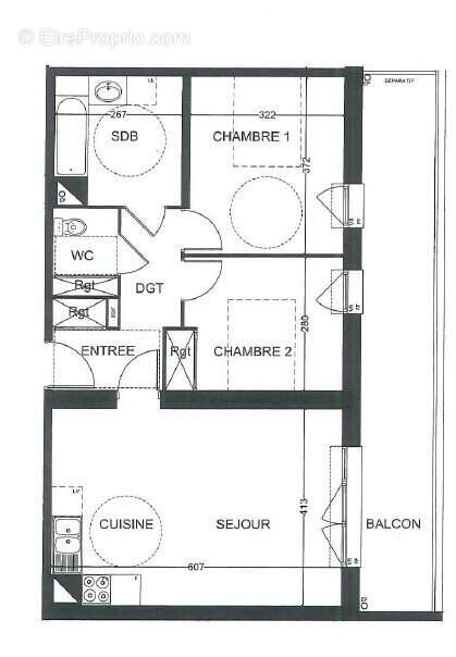 Appartement à TOULOUSE