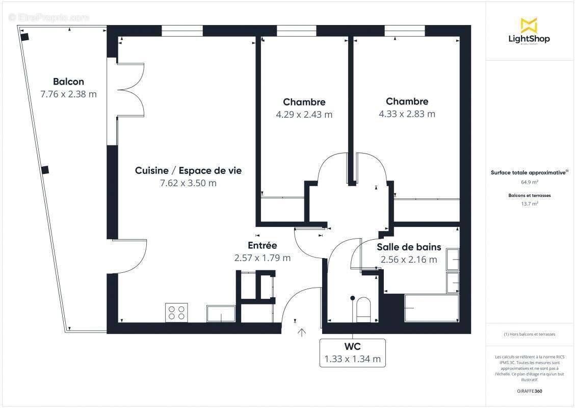 Appartement à BORDEAUX