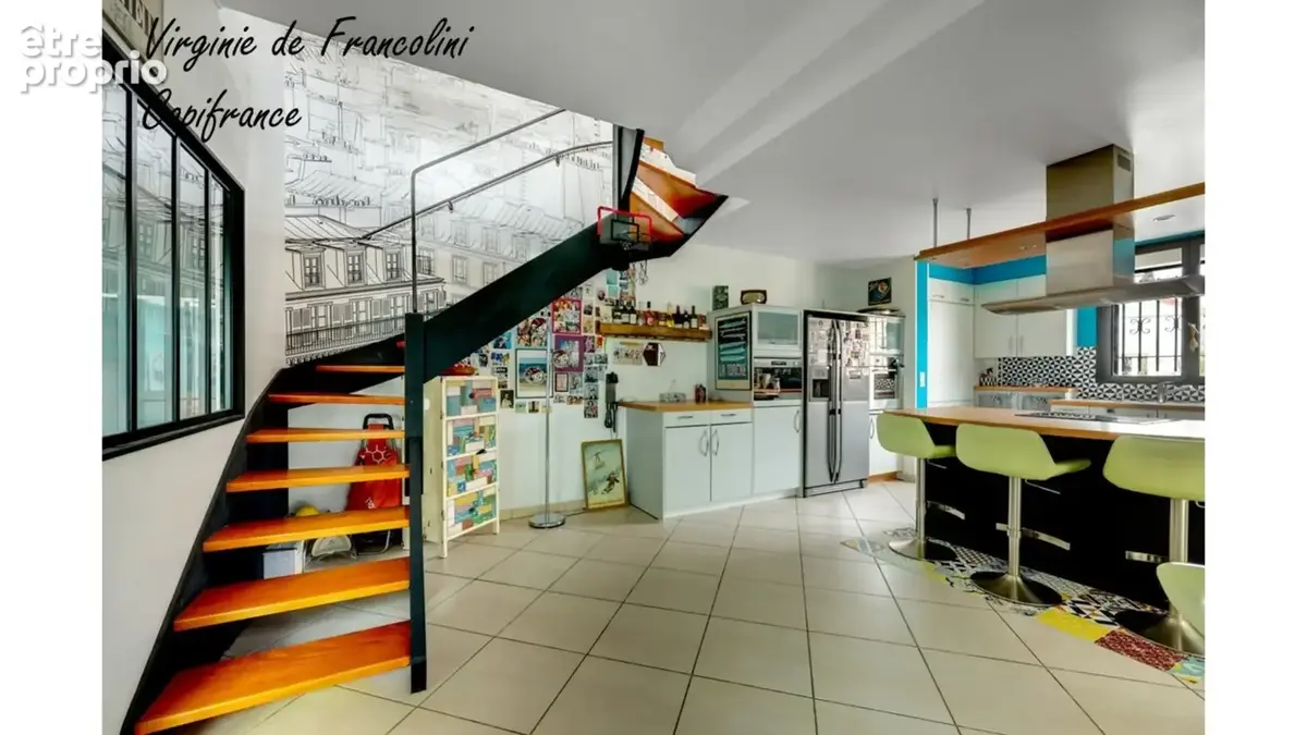 Adamville-Maison 5 pièces-3 chambres- Grande Terrasse-sous-sol-calme-proximité commerces, écoles, transports - photo 5