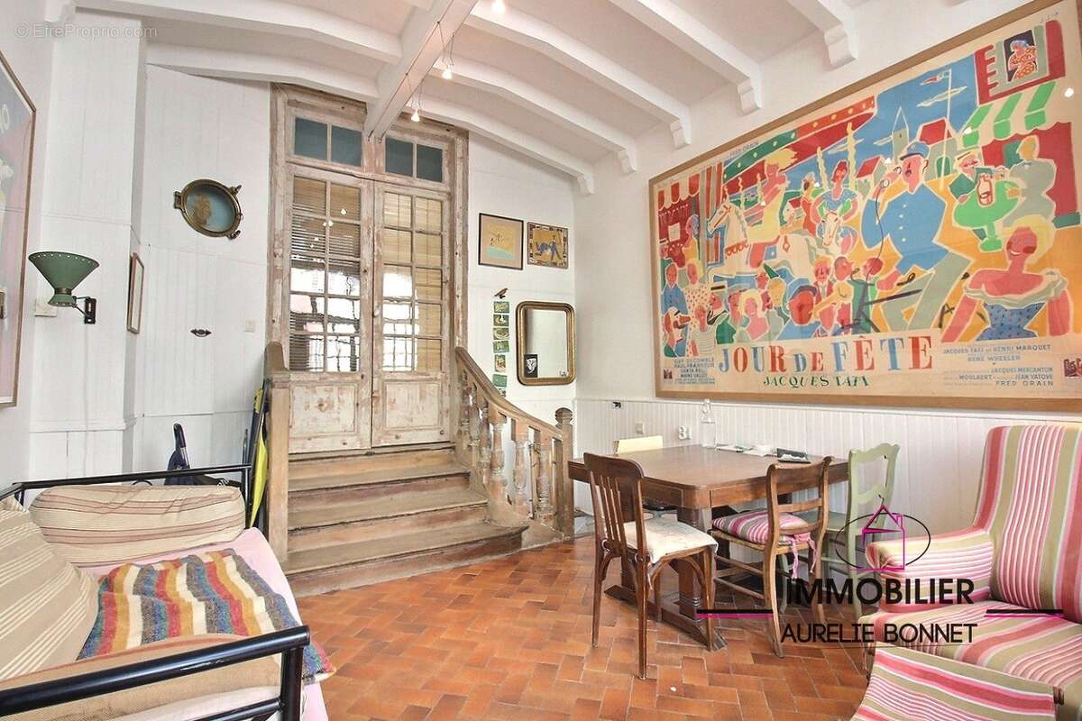 séjour RDC - Appartement à TROUVILLE-SUR-MER