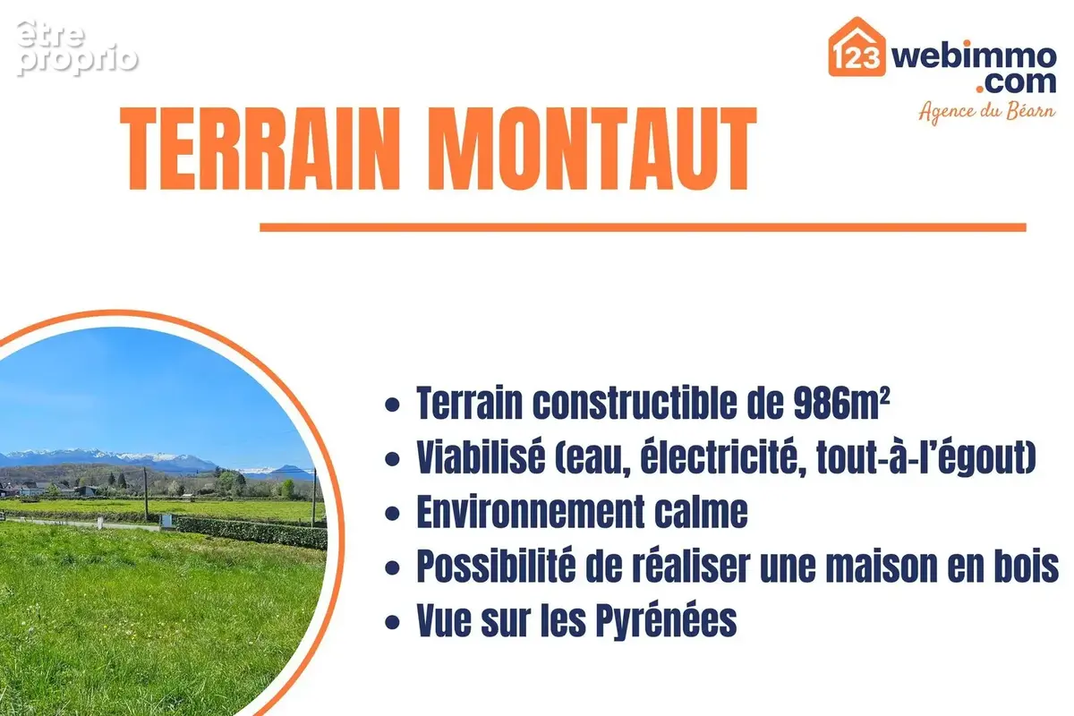 Terrain 986 m² à vendre à Montaut (64800) - photo 13