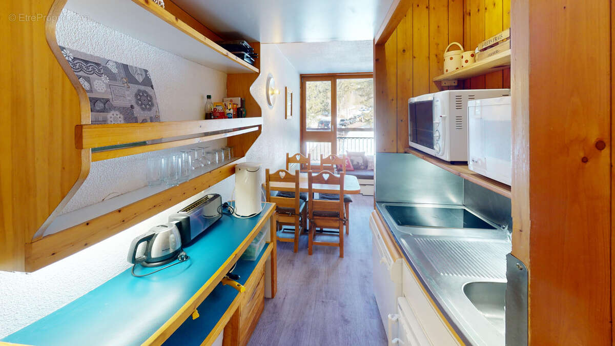 Arc 1800 -studio  skis aux pieds - photo 3