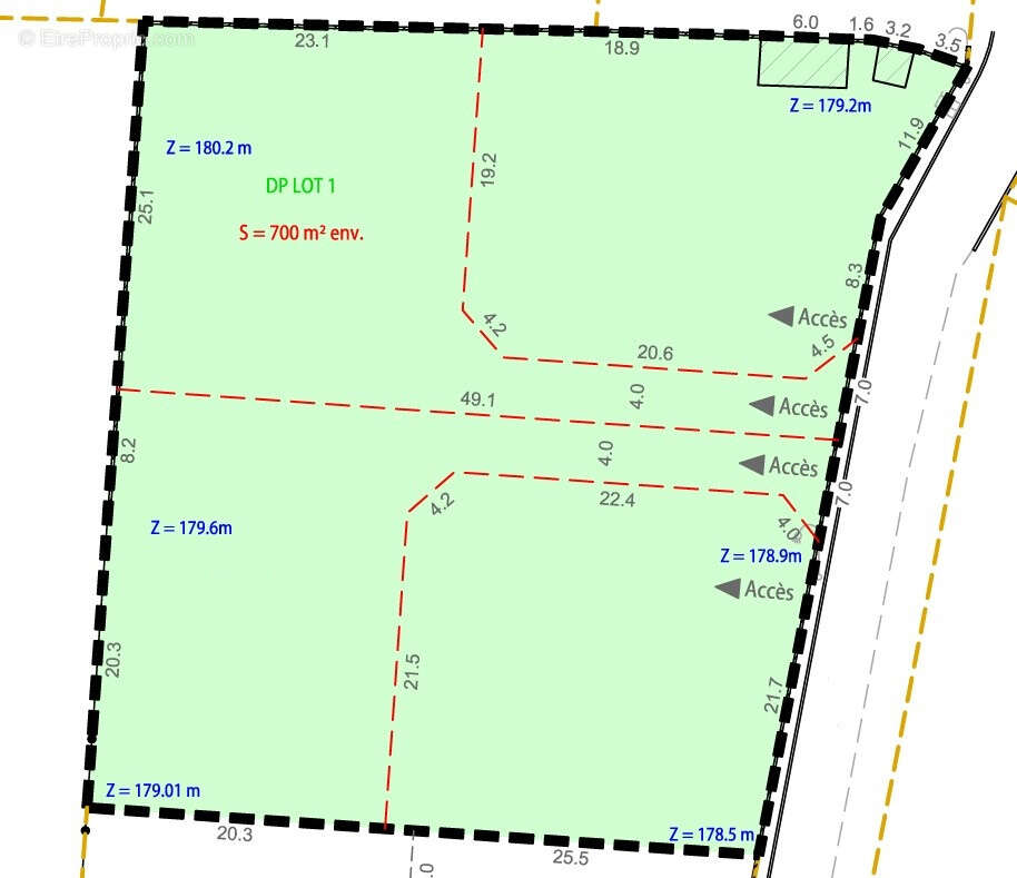 Proche carcassonne - terrain 700 m2 - photo 2
