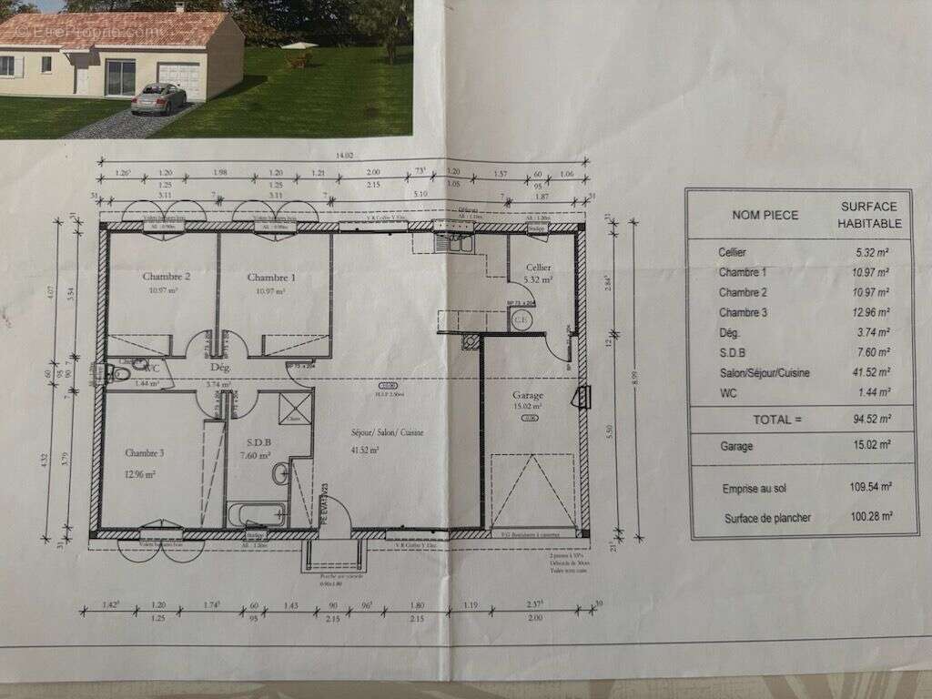 Maison à LA LANDE-DE-FRONSAC
