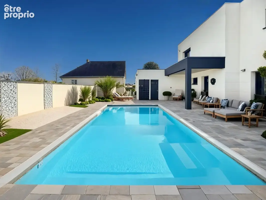 Maison d’architecte contemporaine connectée BBC 188 m² avec prestations d'exception sur parcelle de 750 m² avec piscine - photo 5