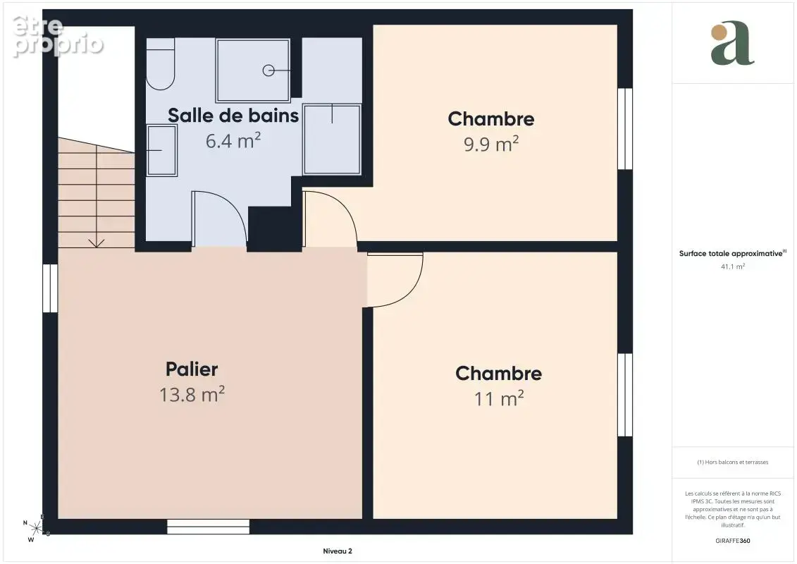 Appartement T4 de 107 m² avec entrée indépendante en vente à Grans (13450) - photo 12