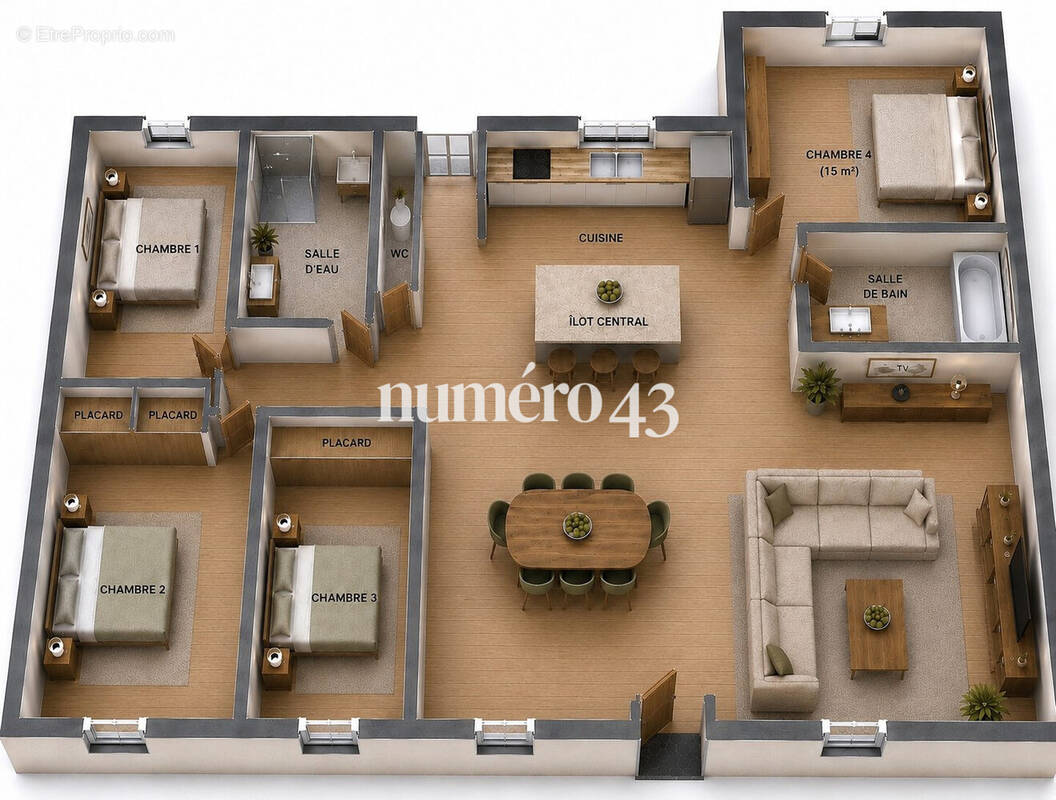 Maison 120 m² à Pessac  - photo 3