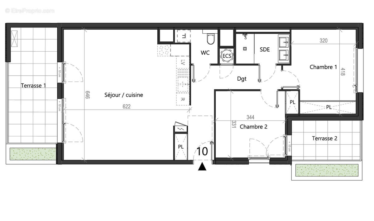 Appartement à TOULOUSE