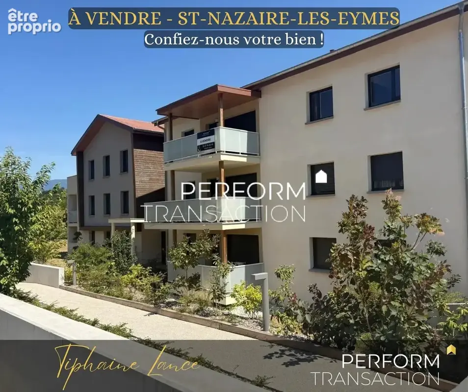 Photo Appartement à Saint-Nazaire-Les-Eymes au prix de 249 000€