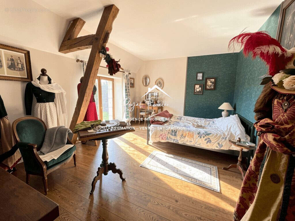 Moulin Etage : Chambre 2  - Maison à SAINTE-MAURE-DE-TOURAINE