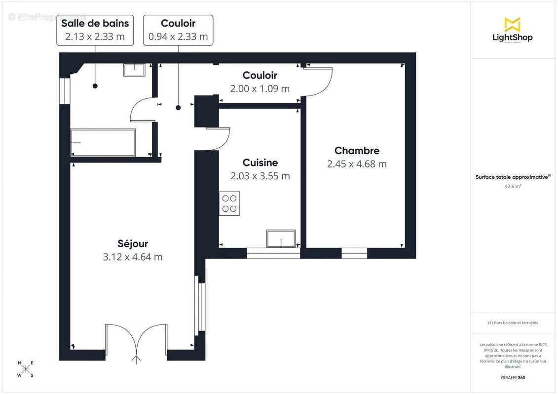 Appartement à PARIS-17E